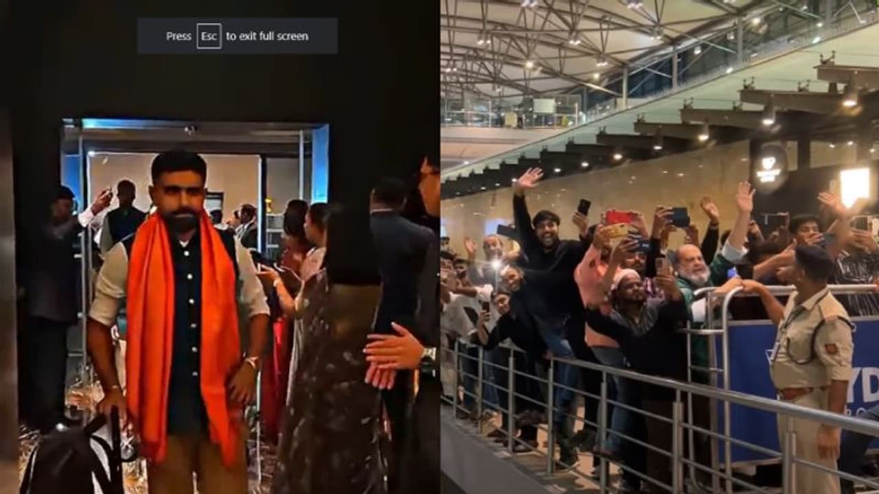 7 വര്ഷത്തെ ഇടവേളക്കുശേഷം പാക്കിസ്ഥാൻ ടീം ഇന്ത്യയിൽ, ബാബറിനെയും സംഘത്തെയും വിമാനത്താവളത്തിൽ വരവേറ്റ് ആരാധകർ 7 വര്ഷത്തെ ഇടവേളക്കുശേഷം പാക്കിസ്ഥാൻ ടീം ഇന്ത്യയിൽ, ബാബറിനെയും സംഘത്തെയും വിമാനത്താവളത്തിൽ വരവേറ്റ് ആരാധകർ