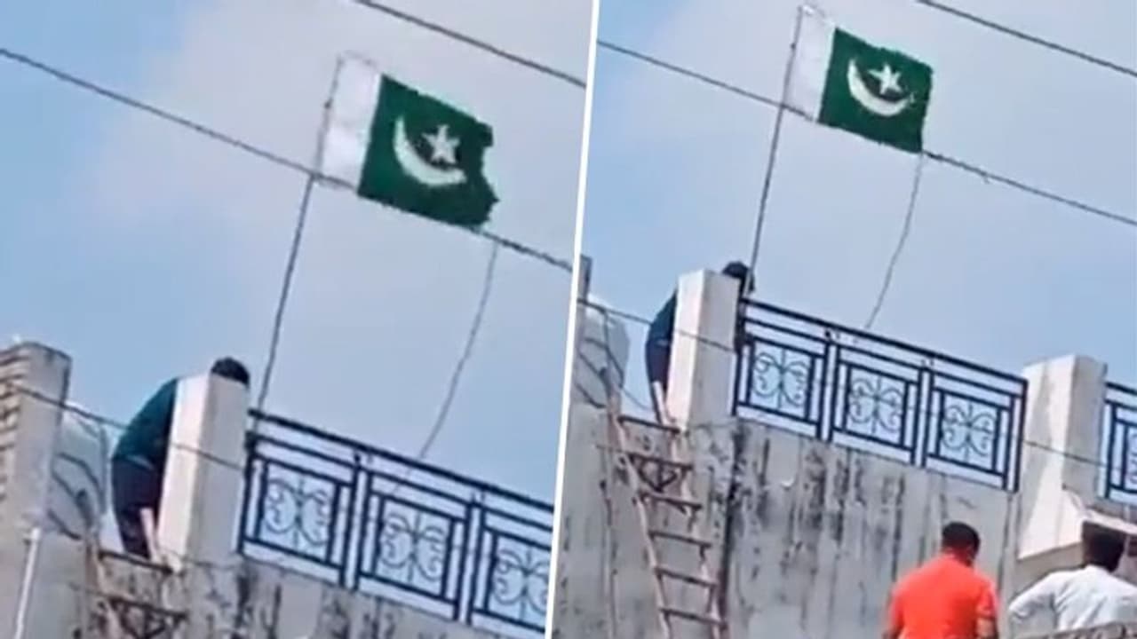 Viral video prompts arrest of Moradabad landlord, his son for hoisting Pakistani flag | WATCH