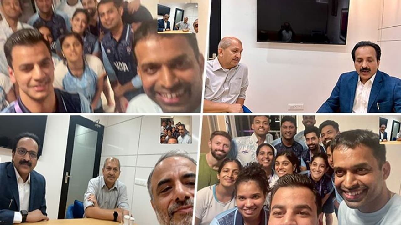 இந்தியாவின் ஹீரோக்கள் ஒன்றிணைந்த தருணம்! காணொளி காட்சியில் நிகழ்ந்த அபூர்வமான சந்திப்பு! இந்தியாவின் ஹீரோக்கள் ஒன்றிணைந்த தருணம்! காணொளி காட்சியில் நிகழ்ந்த அபூர்வமான சந்திப்பு!