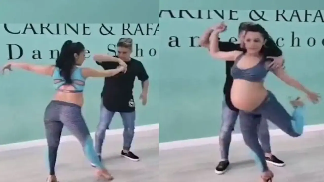 ಅಯ್ಯೋ ದೇವ್ರೆ... ಬುಗುರಿಯಂತೆ ತಿರುಗುವ ತುಂಬು ಗರ್ಭಿಣಿ: ವಿಡಿಯೋ ಸಖತ್ ವೈರಲ್