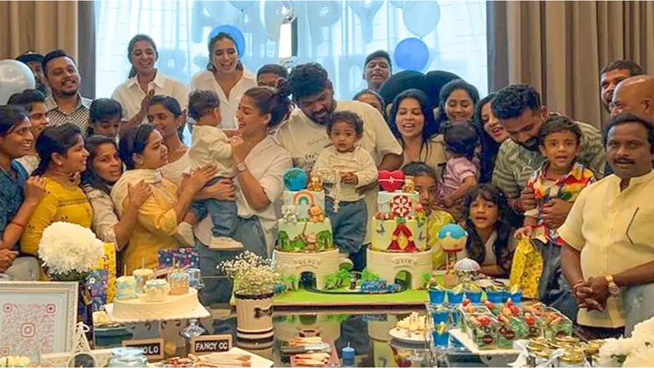Nayanthara, Vignesh Shivan celebrate twins Uyir, Ulga's birthday in Malaysia; see photos