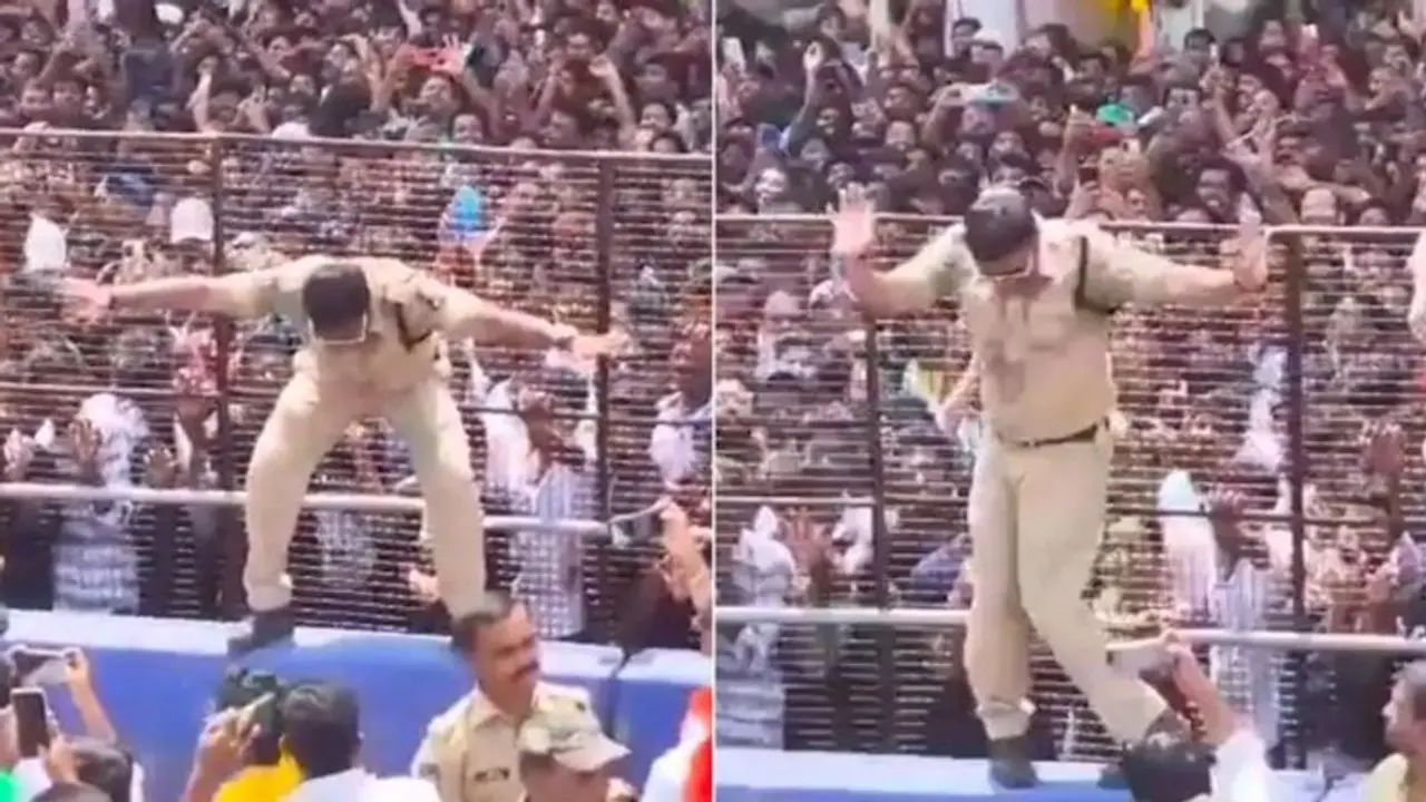 WATCH: Hyderabad cops' dance alongside devotees during Ganesh Visarjan goes viral
