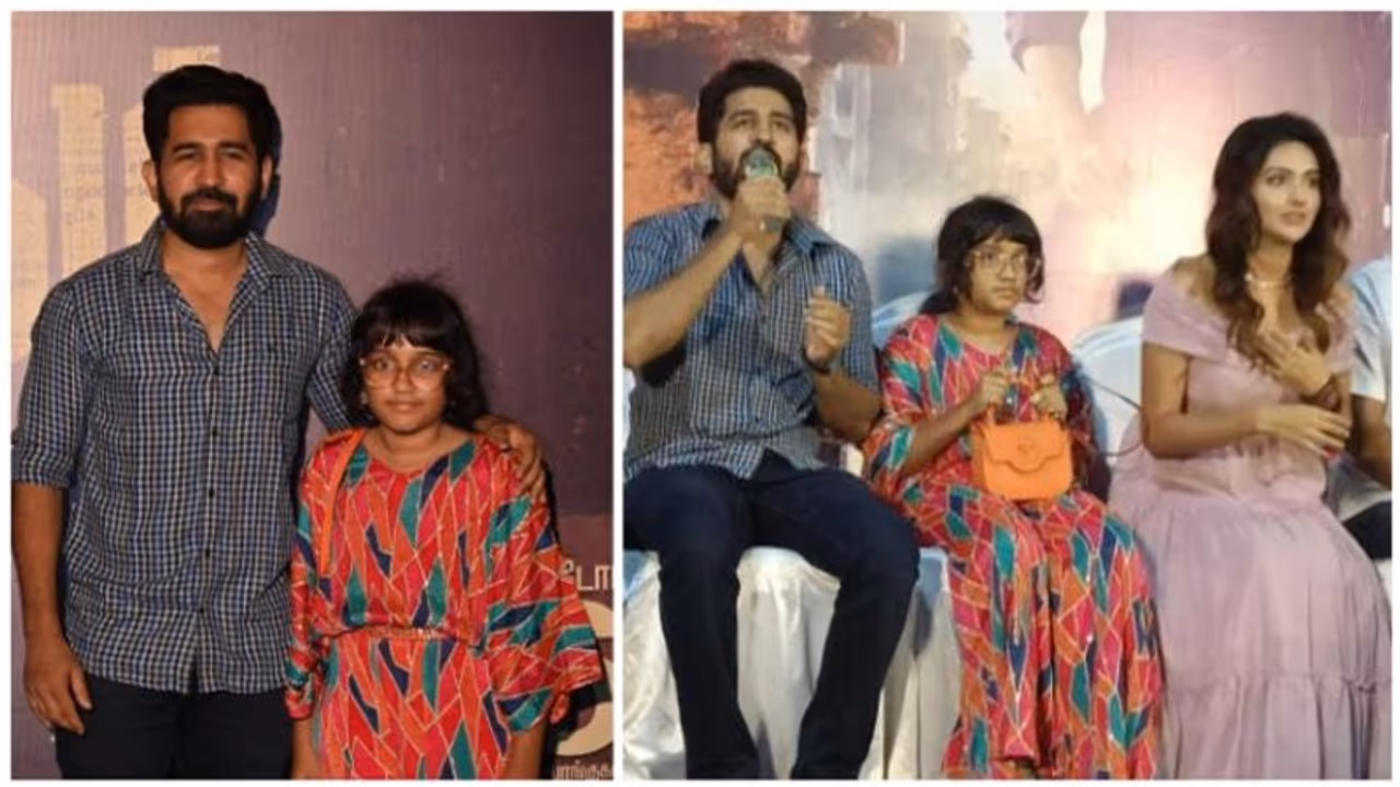 Vijay Antony at 'Raththam' promotion: Actor makes 1st public appearance 9 days after daughter Meera's death Vijay Antony at 'Raththam' promotion: Actor makes 1st public appearance 9 days after daughter Meera's death