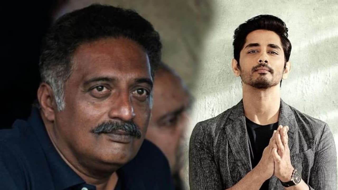 హీరో సిద్దార్థకు సారీ చెప్పిన ప్రకాశ్ రాజ్.. అసలేం జరిగింది ?