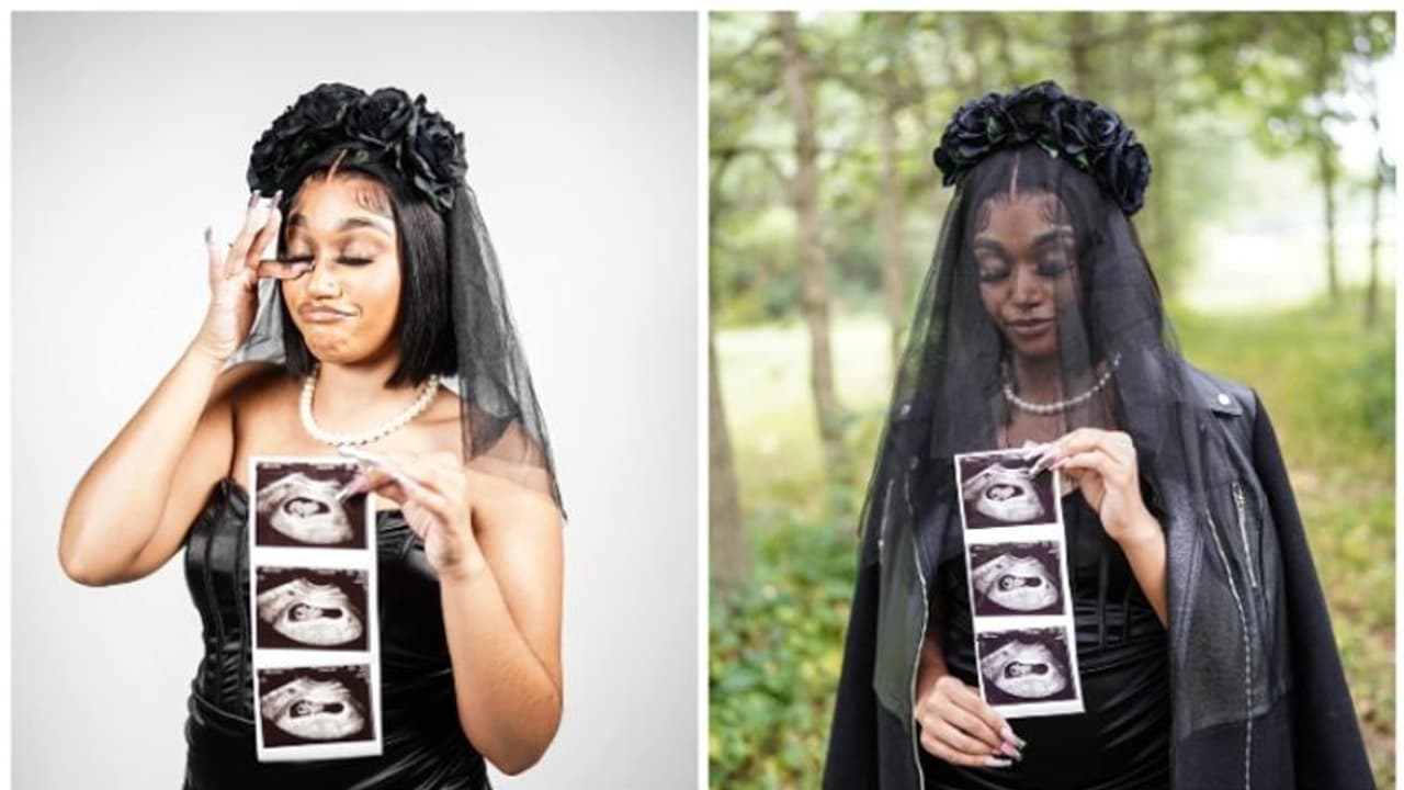 'ശവസംസ്കാര ചടങ്ങു'കൾ പ്രമേയമാക്കിയ ഗര്‍ഭകാല ഫോട്ടോഷൂട്ടിന് അഭിനന്ദന പ്രവാഹം !