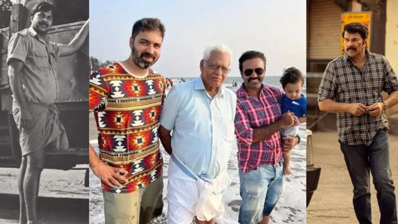 'മഹായാനം' നിര്‍മ്മിച്ച അച്ഛന്‍, 'കണ്ണൂര്‍ സ്ക്വാഡ്' ഒരുക്കിയ മക്കള്‍; ഓര്‍മ്മകളെ കൂട്ടിയിണക്കുന്ന മമ്മൂട്ടി