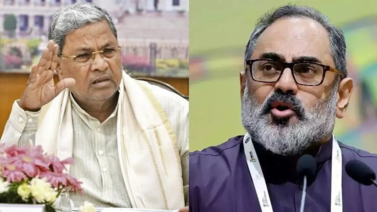 'Exposes your dubious politics...' MoS Rajeev Chandrasekhar attacks Karnataka CM over his Cauvery row jibe