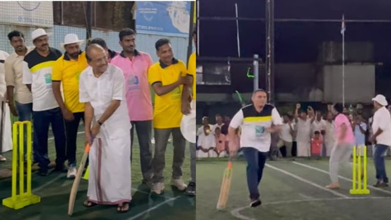 ബാറ്റുമായി കുഞ്ഞാലിക്കുട്ടി, തകർപ്പൻ ഫോമിൽ മുനവ്വർ തങ്ങൾ, കോട്ടയ്ക്കലിനെ ആവേശത്തിലാക്കി ക്രിക്കറ്റ് മാച്ച് ബാറ്റുമായി കുഞ്ഞാലിക്കുട്ടി, തകർപ്പൻ ഫോമിൽ മുനവ്വർ തങ്ങൾ, കോട്ടയ്ക്കലിനെ ആവേശത്തിലാക്കി ക്രിക്കറ്റ് മാച്ച്