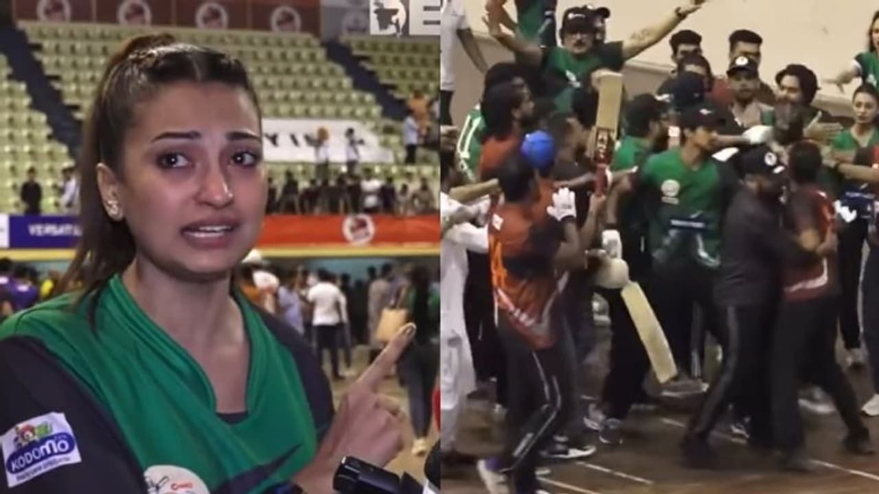 സെലിബ്രിറ്റി ക്രിക്കറ്റ് ലീഗ് മത്സരം ആക്ഷന് ത്രില്ലറായി, താരങ്ങളുടെ കൂട്ടയടി; ബംഗ്ലാദേശിൽ 6 പേർ ആശുപത്രിയിൽ സെലിബ്രിറ്റി ക്രിക്കറ്റ് ലീഗ് മത്സരം ആക്ഷന് ത്രില്ലറായി, താരങ്ങളുടെ കൂട്ടയടി; ബംഗ്ലാദേശിൽ 6 പേർ ആശുപത്രിയിൽ