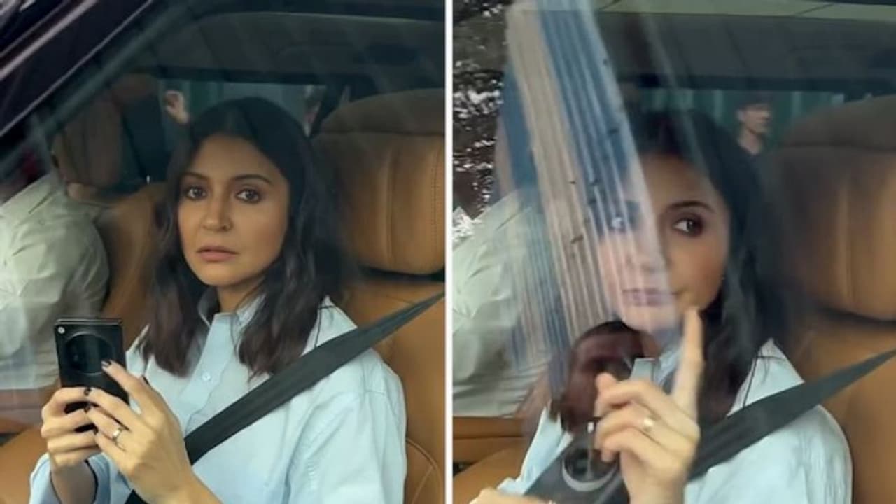 Anushka Sharma's viral video : Pregnacy speculation grows as she gestures Papparazi to avoid taking pictures