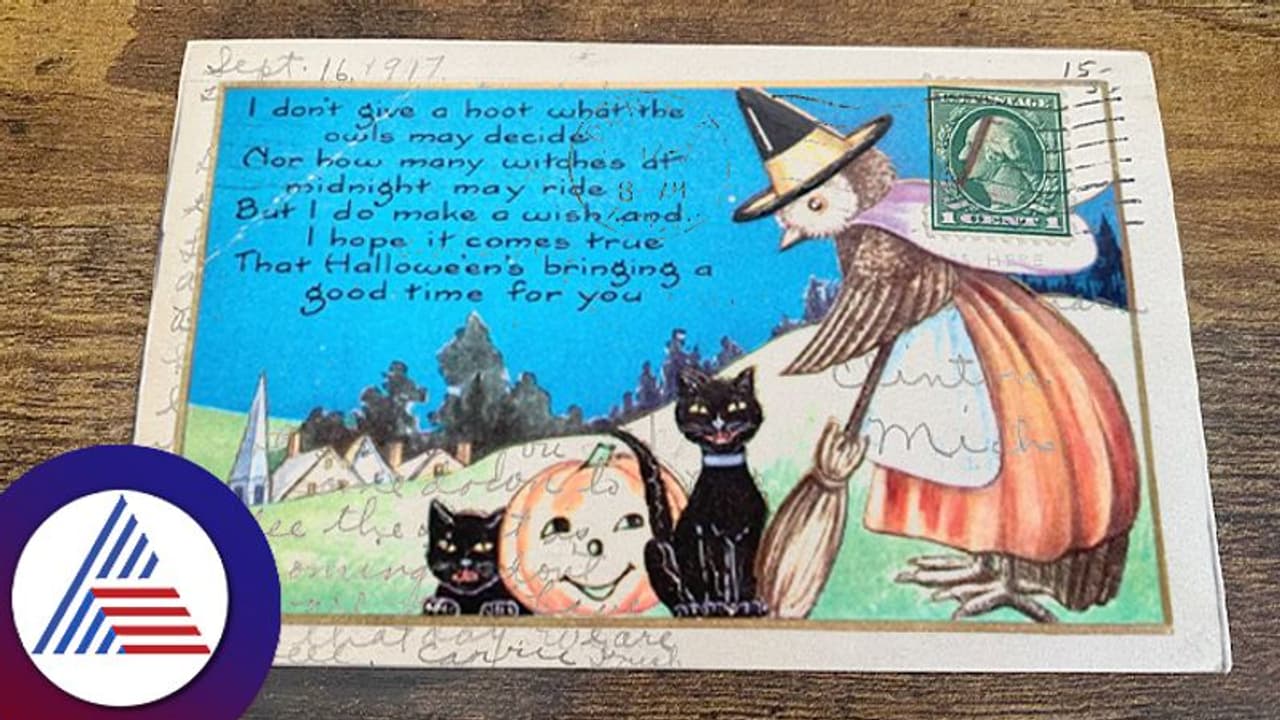 100 ವರ್ಷ ಹಳೆ ಪೋಸ್ಟ್ ಕಾರ್ಡಲ್ಲಿತ್ತು ಮಾಟಗಾತಿ ಚಿತ್ರ!