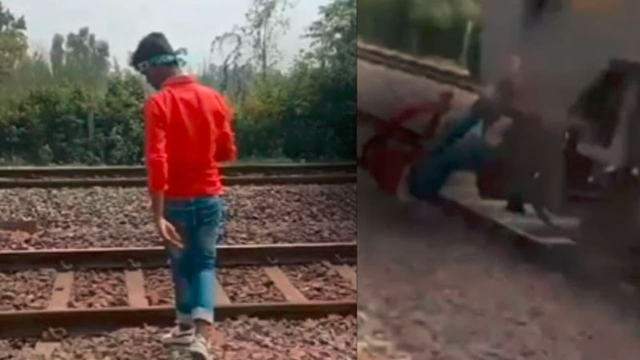 ರೀಲ್ಸ್ ಮಾಡುವ ವೇಳೆ ಚಲಿಸುವ ರೈಲಿಗೆ ಸಿಲುಕಿ 14 ವರ್ಷದ ಬಾಲಕ ಸಾವು: ಭಯಾನಕ ವೀಡಿಯೋ ವೈರಲ್