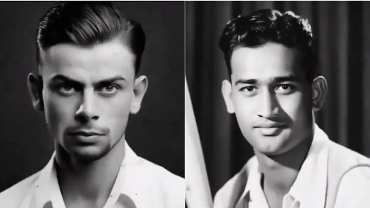 AI generated 1950s inspired look of Kohli, Dhoni, Gill and more takes social media by storm WATCH