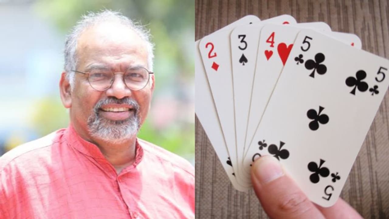 ലോട്ടറിയും പുകവലിയും ആവാം, സർക്കാറിന് കാശുമുണ്ടാക്കാം! ചീട്ടുകളി മാരക കുറ്റം?; മുരളി തുമ്മാരുകുടിയുടെ ചോദ്യം! ലോട്ടറിയും പുകവലിയും ആവാം, സർക്കാറിന് കാശുമുണ്ടാക്കാം! ചീട്ടുകളി മാരക കുറ്റം?; മുരളി തുമ്മാരുകുടിയുടെ ചോദ്യം!