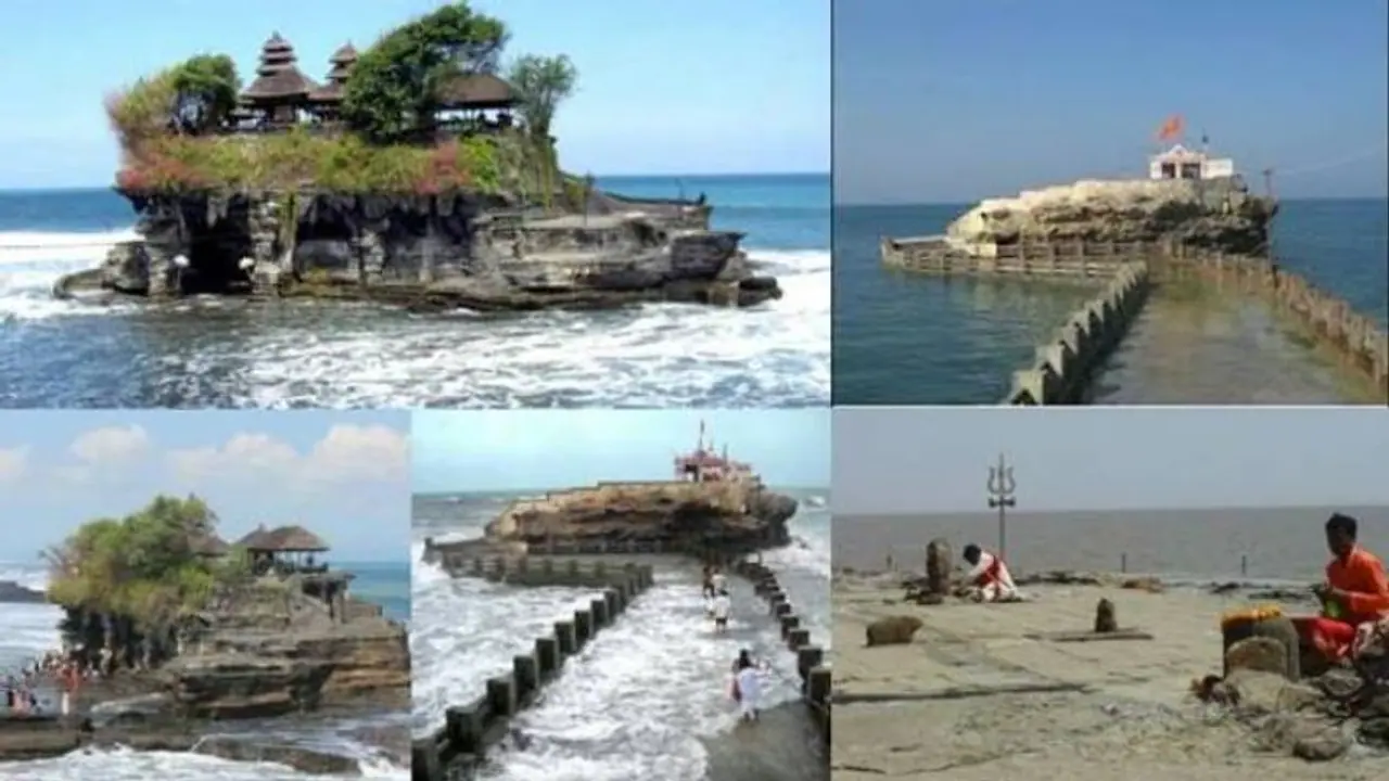 கடல் நீரில் மூழ்கி மீண்டும் தோன்றும் அதிசய சிவன் கோயில்.. எங்குள்ளது தெரியுமா? ஆச்சர்ய தகவல்.!