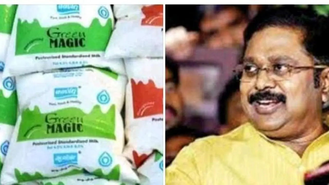 முன்னறிவிப்பின்றி ஆவினில் பச்சை நிற பால் பாக்கெட்டுகள் உற்பத்தி குறைக்கப்பட்டது ஏன்.? கேள்வி எழுப்பும் டிடிவி முன்னறிவிப்பின்றி ஆவினில் பச்சை நிற பால் பாக்கெட்டுகள் உற்பத்தி குறைக்கப்பட்டது ஏன்.? கேள்வி எழுப்பும் டிடிவி