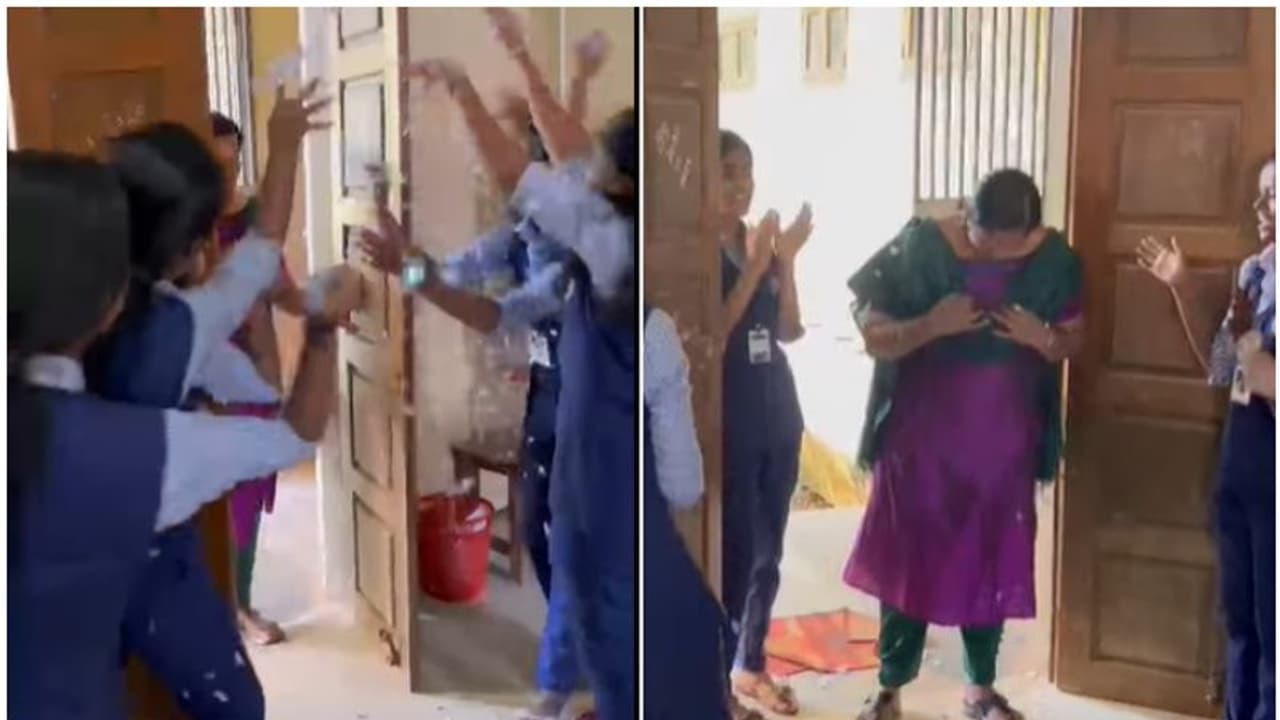 ഈ സ്നേഹത്തിന് മുന്നിൽ ആരുടെയും കണ്ണ് നിറഞ്ഞ് പോകും! ഈ അധ്യാപികയും കുട്ടികളും മനസ് നിറയ്ക്കും, വീഡിയോ ഈ സ്നേഹത്തിന് മുന്നിൽ ആരുടെയും കണ്ണ് നിറഞ്ഞ് പോകും! ഈ അധ്യാപികയും കുട്ടികളും മനസ് നിറയ്ക്കും, വീഡിയോ