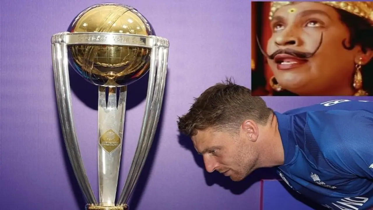 World Cup 2023: அங்கு என்ன தெரிகிறது? வடிவேலு பட மீம்ஸ் உருவாக காரணமான ஜோஸ் பட்லர்! World Cup 2023: அங்கு என்ன தெரிகிறது? வடிவேலு பட மீம்ஸ் உருவாக காரணமான ஜோஸ் பட்லர்!