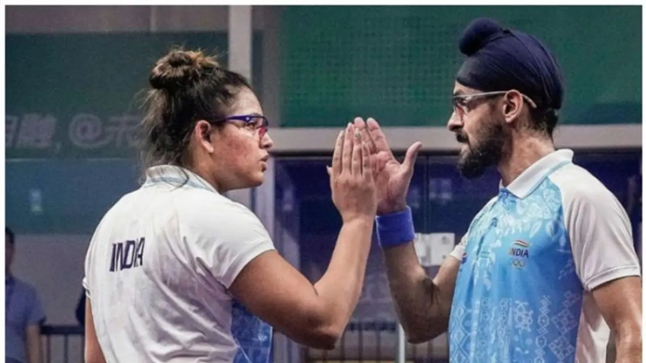 Asian Games 2023: ಸ್ಕ್ವ್ಯಾಶ್ ಡಬಲ್ಸ್ನಲ್ಲಿ ದೀಪಿಕಾ ಪಲ್ಲಿಕಲ್ ಹರೀಂದರ್ ಸಿಂಗ್ ಸ್ವರ್ಣ ಸಿಂಗಾರ Asian Games 2023: ಸ್ಕ್ವ್ಯಾಶ್ ಡಬಲ್ಸ್ನಲ್ಲಿ ದೀಪಿಕಾ ಪಲ್ಲಿಕಲ್ ಹರೀಂದರ್ ಸಿಂಗ್ ಸ್ವರ್ಣ ಸಿಂಗಾರ