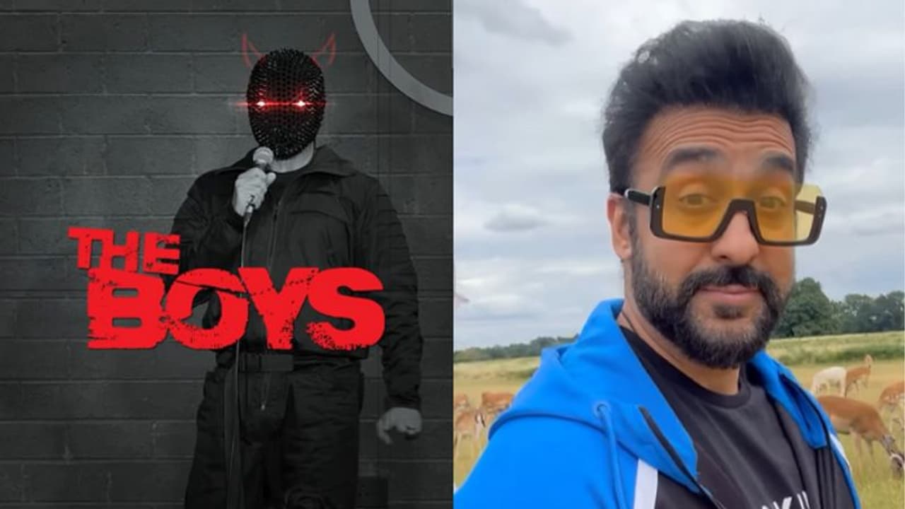 Watch: Raj Kundra turns stand up comedian, calls himself 'sasta Kanye West', 'Shilpa ka pati' Watch: Raj Kundra turns stand up comedian, calls himself 'sasta Kanye West', 'Shilpa ka pati'