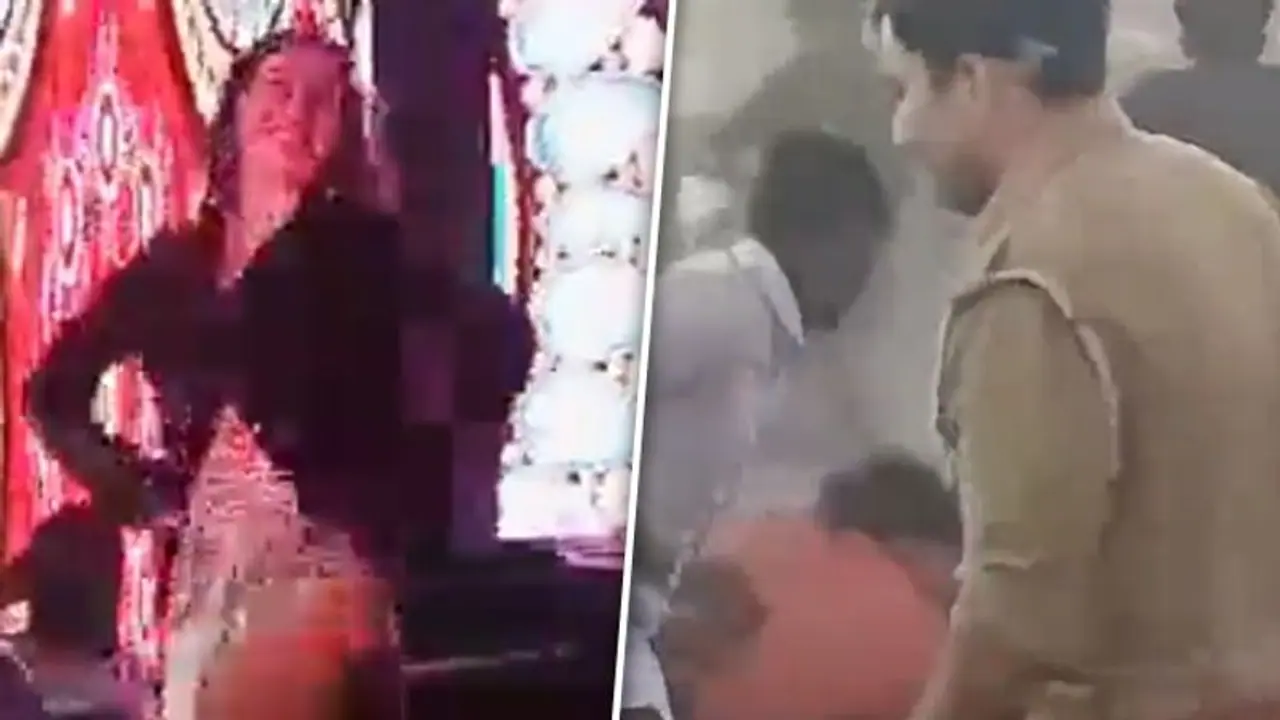 WATCH: Chaos during Russian dancers' performance in Jhansi goes viral; police resort to lathicharge WATCH: Chaos during Russian dancers' performance in Jhansi goes viral; police resort to lathicharge