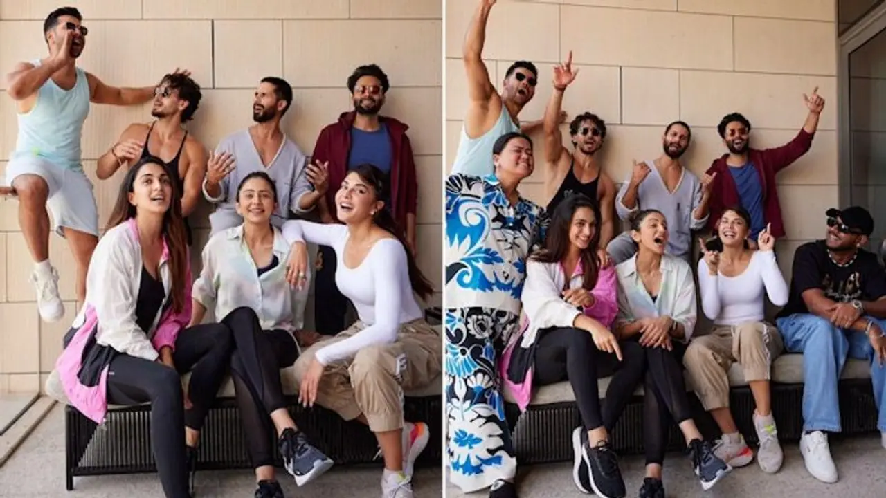 WATCH: Shahid Kapoor, Kiara Advani, Varun Dhawan, and Tiger Shroff dance to 'Jumma Chumma' WATCH: Shahid Kapoor, Kiara Advani, Varun Dhawan, and Tiger Shroff dance to 'Jumma Chumma'