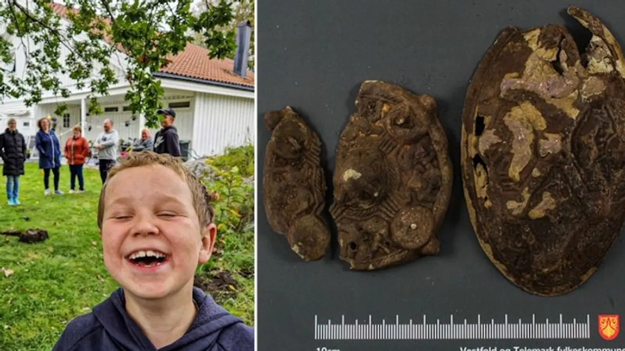 Shocking! Norwegian family discovers Viking era artefacts while searching for lost earring in garden Shocking! Norwegian family discovers Viking era artefacts while searching for lost earring in garden