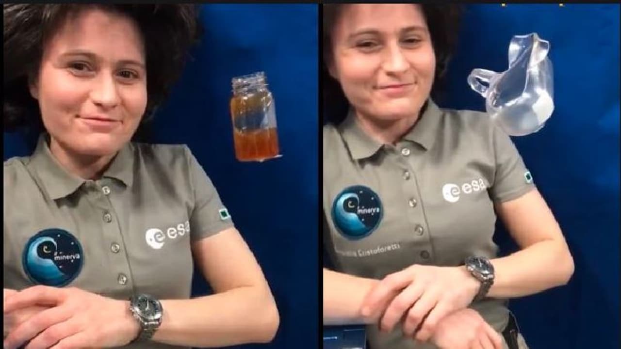 ಗುರುತ್ವಾಕರ್ಷಣೆಯೇ ಇಲ್ಲದ ಬಾಹ್ಯಾಕಾಶದಲ್ಲಿ ಕಾಫಿ ಕುಡಿಯೋದು ಹೇಗೆ: ಗಗನಯಾತ್ರಿ ತೋರಿಸಿದ್ದಾರೆ ನೋಡಿ? ಗುರುತ್ವಾಕರ್ಷಣೆಯೇ ಇಲ್ಲದ ಬಾಹ್ಯಾಕಾಶದಲ್ಲಿ ಕಾಫಿ ಕುಡಿಯೋದು ಹೇಗೆ: ಗಗನಯಾತ್ರಿ ತೋರಿಸಿದ್ದಾರೆ ನೋಡಿ?