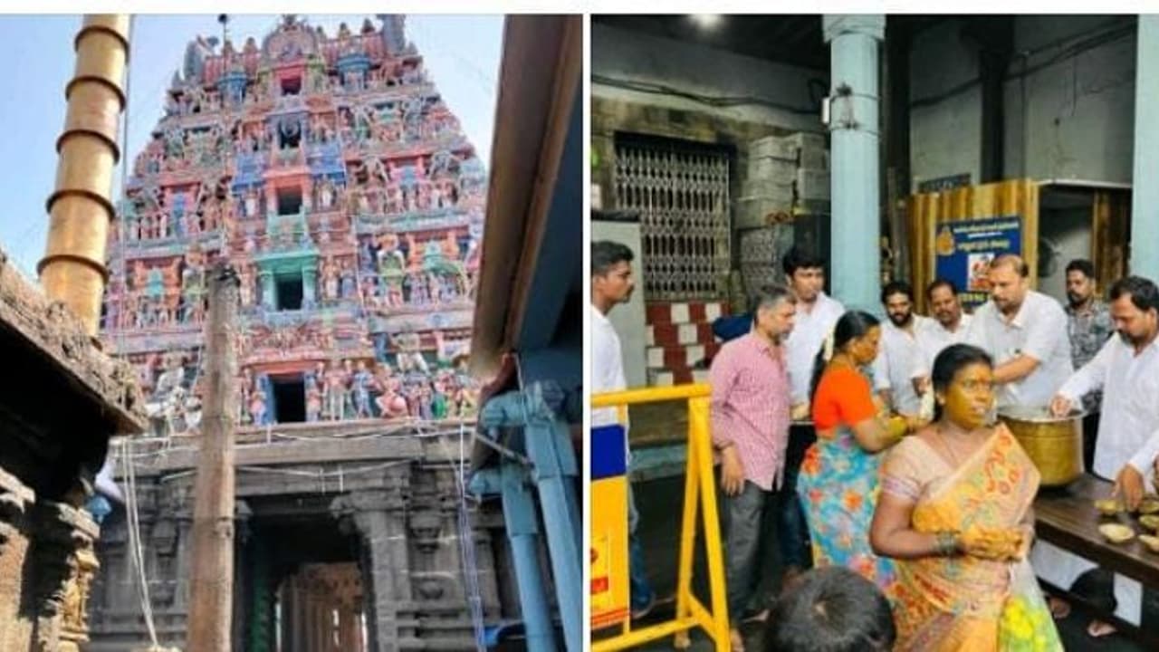 புரட்டாசி 3வது சனிக்கிழமை.. உதயநிதி அறக்கட்டளை சார்பில் பார்த்தசாரதி கோவிலில் பக்தர்களுக்குப் பிரசாதம் புரட்டாசி 3வது சனிக்கிழமை.. உதயநிதி அறக்கட்டளை சார்பில் பார்த்தசாரதி கோவிலில் பக்தர்களுக்குப் பிரசாதம்