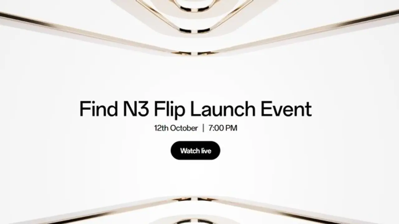 Oppo Find N3 Flip to launch in India on October 12; Check out expected specs, price, colours Oppo Find N3 Flip to launch in India on October 12; Check out expected specs, price, colours