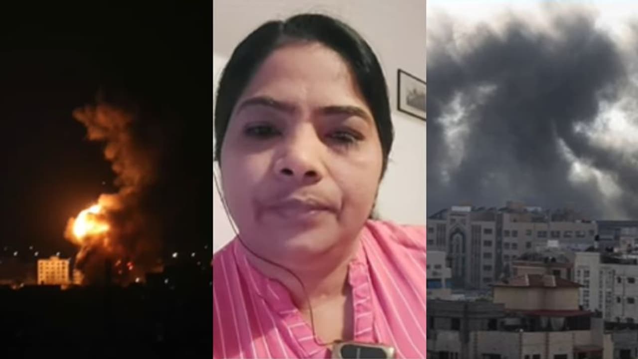 'തീവ്രവാദികൾ ചുറ്റും, സേഫ്റ്റി റൂമിലേക്ക് മാറാനായില്ല, പുറത്തിറങ്ങാതെ മുറിയിൽ തന്നെ': ഇസ്രയേലിൽ നിന്ന് ഷെർളി 'തീവ്രവാദികൾ ചുറ്റും, സേഫ്റ്റി റൂമിലേക്ക് മാറാനായില്ല, പുറത്തിറങ്ങാതെ മുറിയിൽ തന്നെ': ഇസ്രയേലിൽ നിന്ന് ഷെർളി