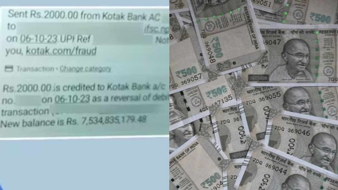 സുഹൃത്തിന് 2000 അയച്ചുകൊടുത്തു, ബാലന്സ് നോക്കിയപ്പോള് അക്കൗണ്ടില് ഒന്നും രണ്ടുമല്ല 753 കോടി! സുഹൃത്തിന് 2000 അയച്ചുകൊടുത്തു, ബാലന്സ് നോക്കിയപ്പോള് അക്കൗണ്ടില് ഒന്നും രണ്ടുമല്ല 753 കോടി!