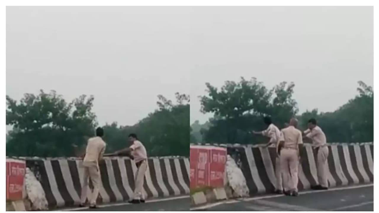 അപകടത്തിൽ മരിച്ച യുവാവിന്റെ മൃതദേഹം കനാലിലേക്ക് വലിച്ചെറിഞ്ഞ് പൊലീസ്, ഞെട്ടിക്കുന്ന വീഡിയോ