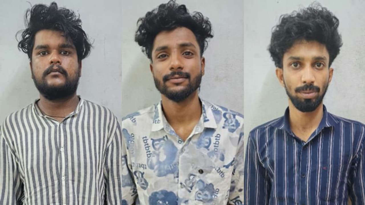 വാടക കെട്ടിടത്തില് എംഡിഎംഎ, ഹാഷിഷ് ഓയില് വില്പ്പന: വല വിരിച്ച് യോദ്ധാവ്, മൂന്ന് യുവാക്കള് പിടിയില് വാടക കെട്ടിടത്തില് എംഡിഎംഎ, ഹാഷിഷ് ഓയില് വില്പ്പന: വല വിരിച്ച് യോദ്ധാവ്, മൂന്ന് യുവാക്കള് പിടിയില്