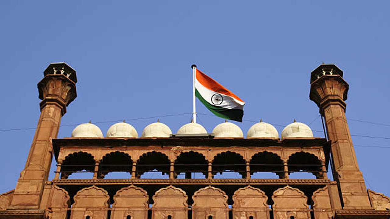 indian flag, red fort indian flag, red fort