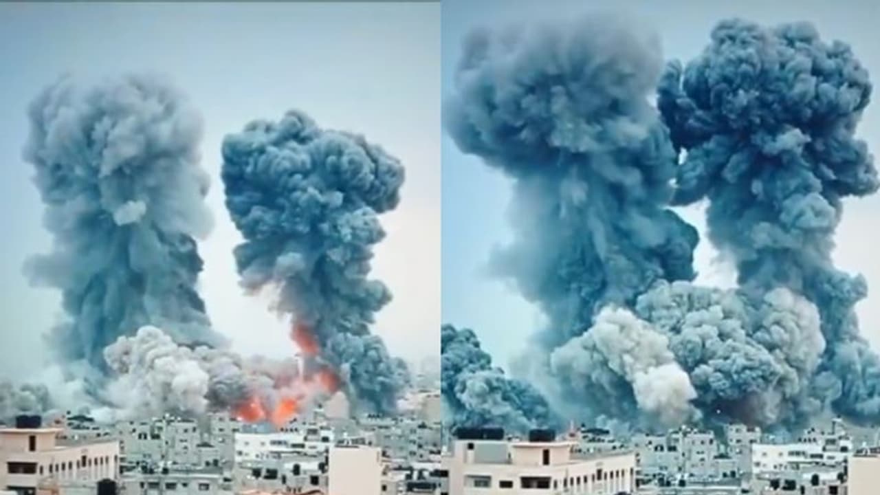 ಮಸೀದಿಗಳಲ್ಲಿ ಅಡಗಿಕೊಂಡ ಹಮಾಸ್ ಉಗ್ರರ ಮೇಲೆ ಬಾಂಬ್, ಸೋಮವಾರ ಒಂದೇ ದಿನ 1149 ಏರ್ಸ್ಟ್ರೈಕ್! ಮಸೀದಿಗಳಲ್ಲಿ ಅಡಗಿಕೊಂಡ ಹಮಾಸ್ ಉಗ್ರರ ಮೇಲೆ ಬಾಂಬ್, ಸೋಮವಾರ ಒಂದೇ ದಿನ 1149 ಏರ್ಸ್ಟ್ರೈಕ್!