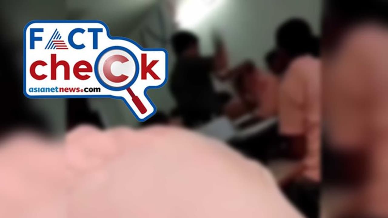 തുടരെ തുടരെ തലയ്ക്കടി, വിദ്യാര്‍ഥിയെ ക്രൂരമായി മര്‍ദിച്ച് അധ്യാപകന്‍; സംഭവം കല്ലടി സ്‌കൂളിലോ? Fact Check