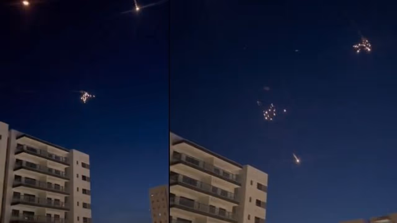 ಇಸ್ರೇಲ್‌ ಐರನ್‌ ಡೋಮ್‌ಗೆ ಕ್ಷಿಪಣಿಗಳು ಬಡಿದು ದೂರ ಚಿಮ್ಮುವ ವೀಡಿಯೋ ವೈರಲ್‌