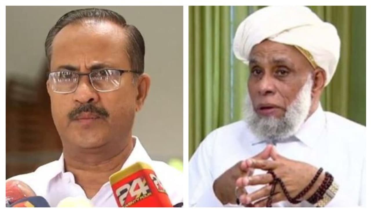 പി.എം.എ സലാമിന്റെ പരാമർശം; പ്രതിഷേധവുമായി സമസ്ത, സാദിഖലി തങ്ങളെ കാണാൻ മുശാവറയിൽ നിന്ന് നാലുപേർ പി.എം.എ സലാമിന്റെ പരാമർശം; പ്രതിഷേധവുമായി സമസ്ത, സാദിഖലി തങ്ങളെ കാണാൻ മുശാവറയിൽ നിന്ന് നാലുപേർ