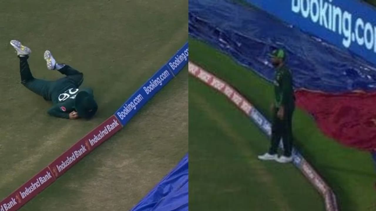 പന്ത് ബൗണ്ടറി കടക്കുന്നത് തടയാന്‍ പാക് ഫീല്‍ഡര്‍മാരുടെ 'ചതി' പ്രയോഗം, ആരോപണവുമായി ആരാധകര്‍