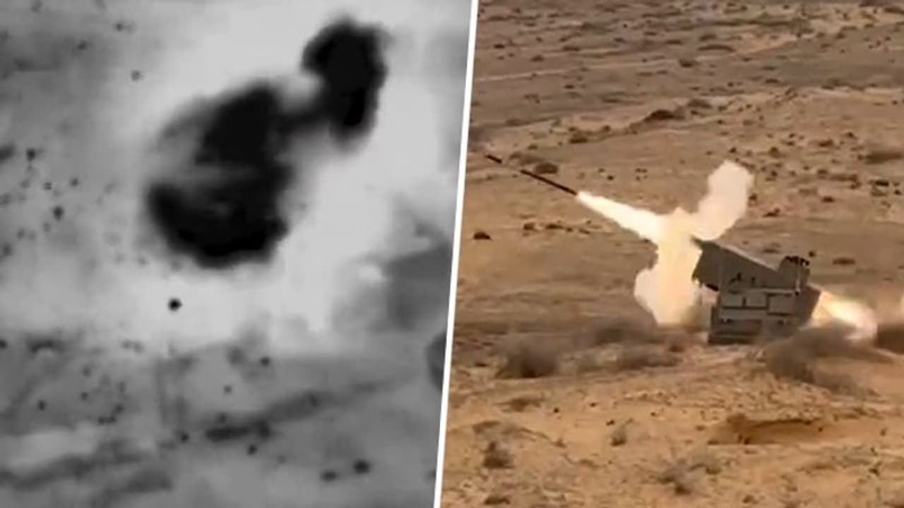 For first time since 2006, Israel uses 'Mantach' rockets for precision strike on Hamas' military site WATCH