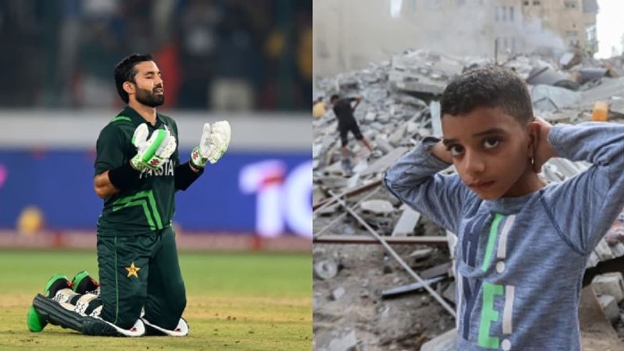  ഞെട്ടിച്ച് മുഹമ്മദ് റിസ്വാൻ! ഐസിസി വിലക്ക് മറികടന്ന് പരസ്യ പ്രതികരണം; 'ജയിച്ചത്‌ ഗാസക്കും ഗാസ ജനതക്കും വേണ്ടി