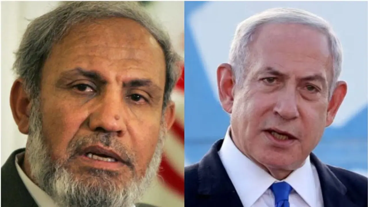 'ഇസ്രായേൽ തുടക്കം മാത്രം, ലോകം മുഴുവൻ കാൽക്കീഴിലാക്കും'; ഹമാസ് നേതാവിന്റെ മുന്നറിയിപ്പ്, നെതന്യാഹുന്റെ മറുപടി 'ഇസ്രായേൽ തുടക്കം മാത്രം, ലോകം മുഴുവൻ കാൽക്കീഴിലാക്കും'; ഹമാസ് നേതാവിന്റെ മുന്നറിയിപ്പ്, നെതന്യാഹുന്റെ മറുപടി