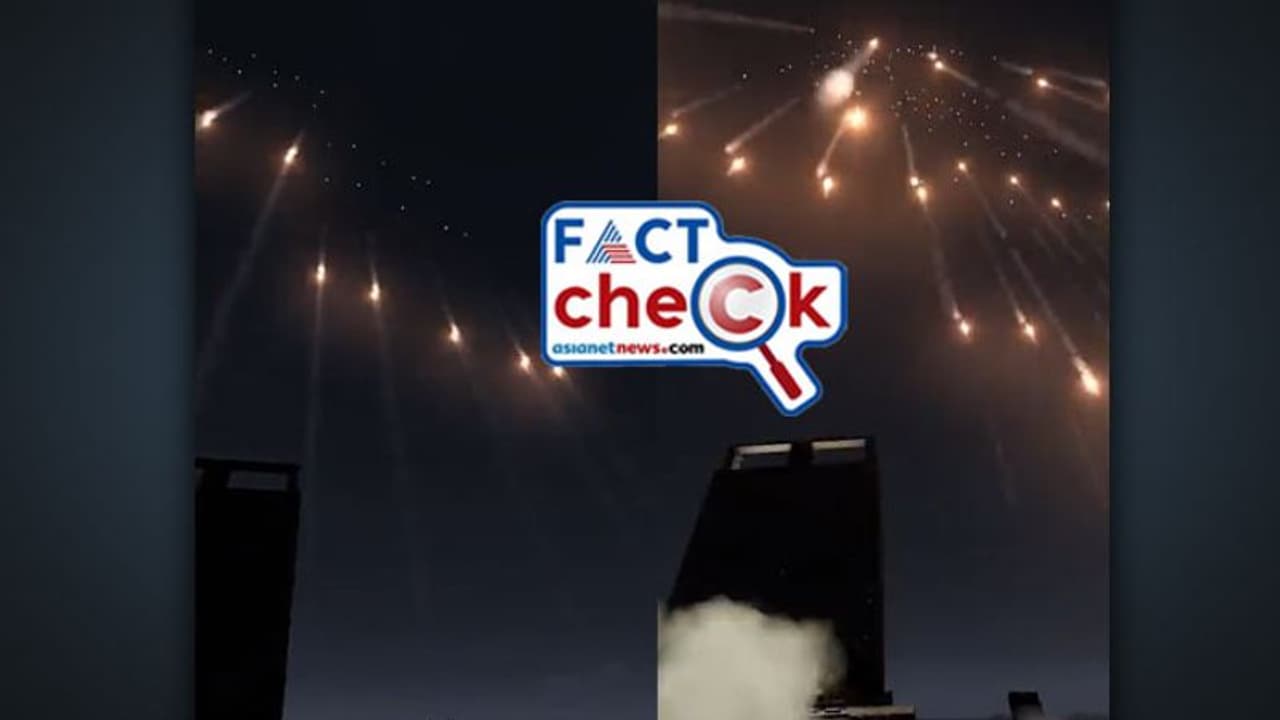 ഹമാസ് വീണ്ടും വ്യോമാക്രമണം തുടങ്ങിയെന്ന് എക്‌സില്‍ പ്രചാരണം; ദൃശ്യങ്ങള്‍ വീഡിയോ ഗെയിമിലേത്...Fact Check 