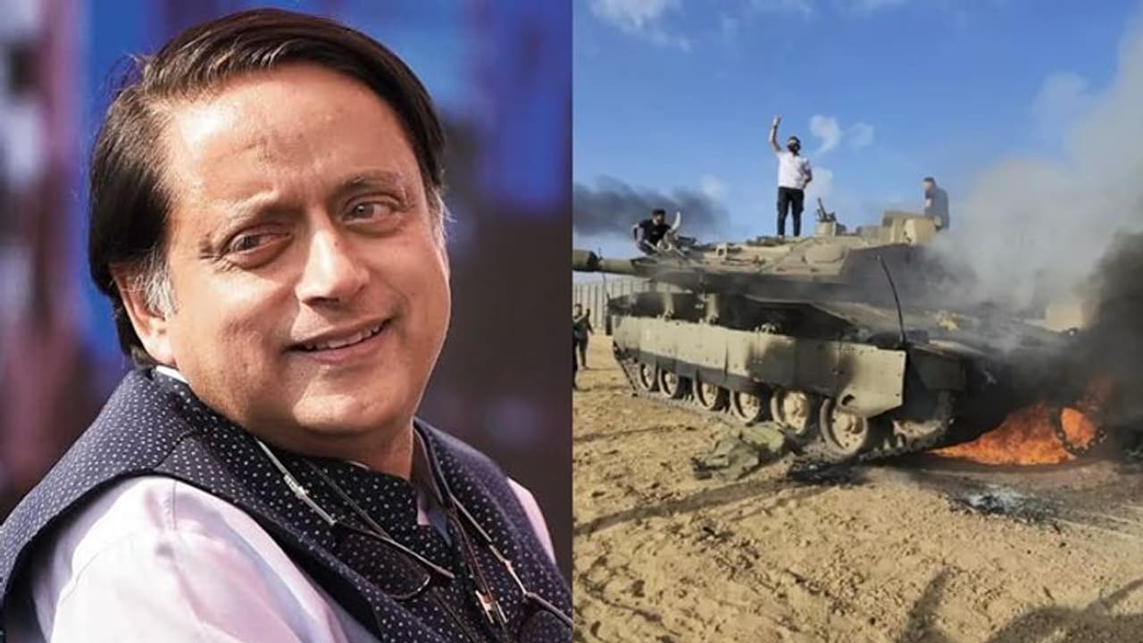 ವೋಟ್‌ಬ್ಯಾಂಕ್‌ ಸಲುವಾಗಿ ಪ್ಯಾಲೆಸ್ತೇನ್‌ ಪರ ನಿಂತ ಕಾಂಗ್ರೆಸ್‌, 'ಹಮಾಸ್‌ ಭಯೋತ್ಪಾದಕರಲ್ಲ' ಎಂದ ತರೂರ್‌!