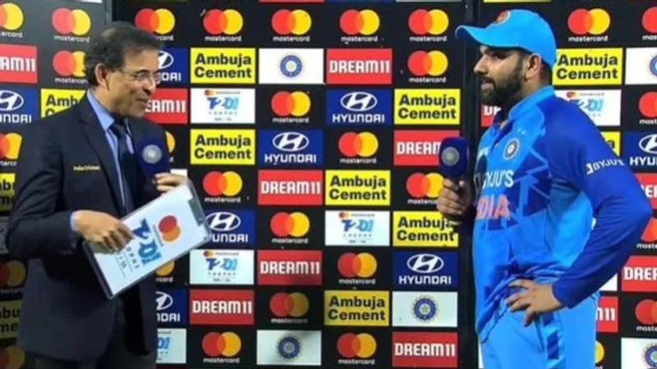 ಸ್ಫೋಟಕ ಬ್ಯಾಟಿಂಗ್ ಪ್ರದರ್ಶಿಸಿದ ರೋಹಿತ್‌ಗೆ ವಡಾ ಪಾವ್ ಎಂದ ಬೋಗ್ಲೆ, ಸಿಡಿದೆದ್ದ ಫ್ಯಾನ್ಸ್!