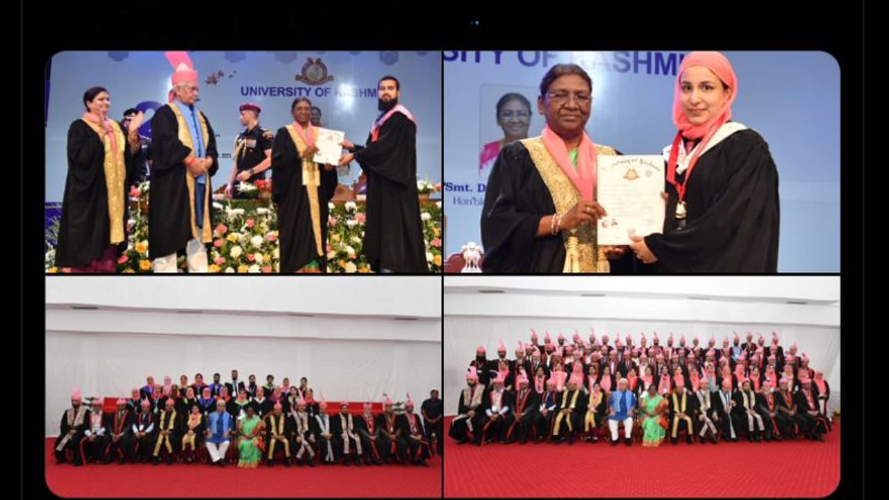 Kashmir University Convocation : నారీ శ‌క్తి.. చారిత్రాత్మక మహిళా సాధికారతకు నిద‌ర్శ‌నం ! 