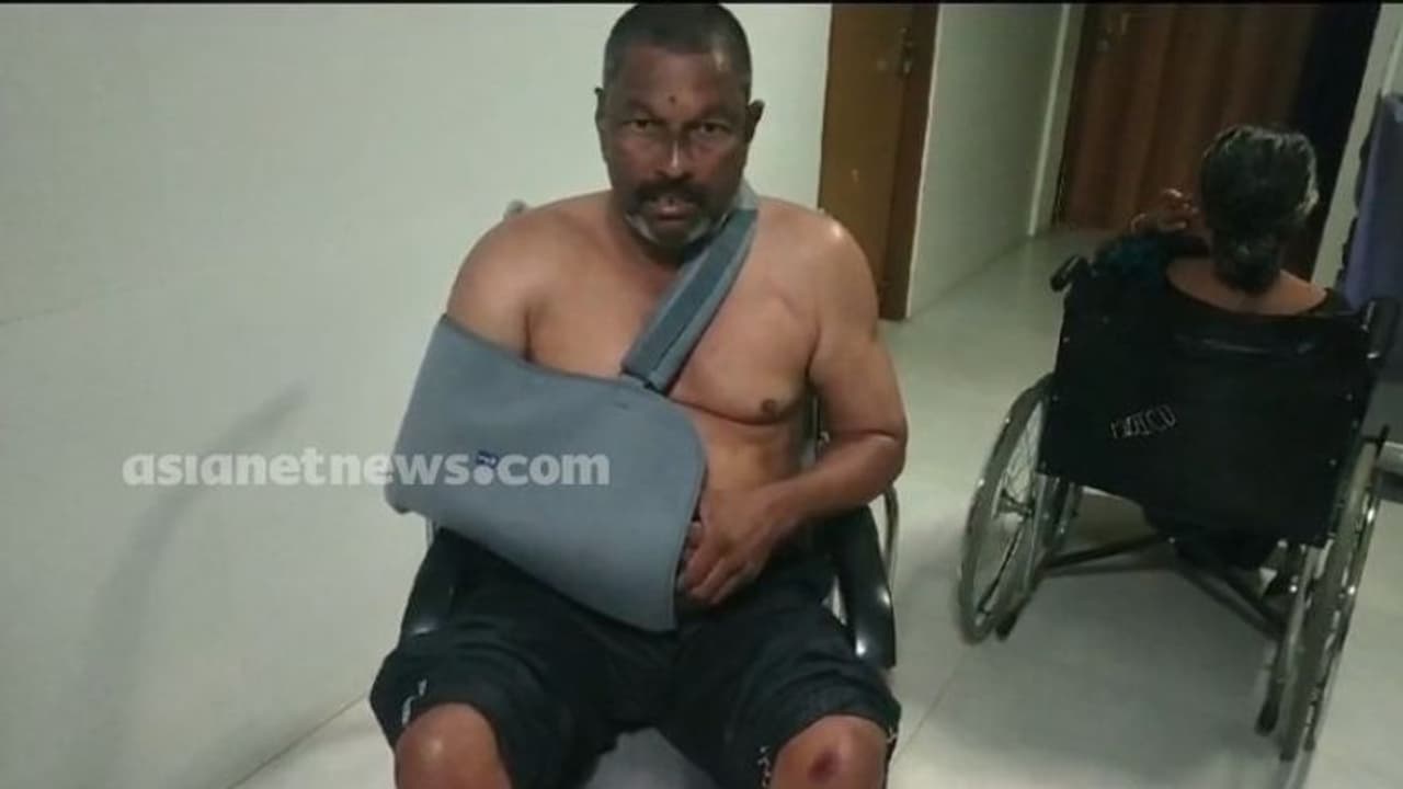 പാഞ്ഞെത്തിയ കാട്ടുപന്നി ഭാര്യയും ഭർത്താവും സഞ്ചരിച്ച ബൈക്ക് കുത്തിമറിച്ചിട്ടു; പരിക്ക് പാഞ്ഞെത്തിയ കാട്ടുപന്നി ഭാര്യയും ഭർത്താവും സഞ്ചരിച്ച ബൈക്ക് കുത്തിമറിച്ചിട്ടു; പരിക്ക്