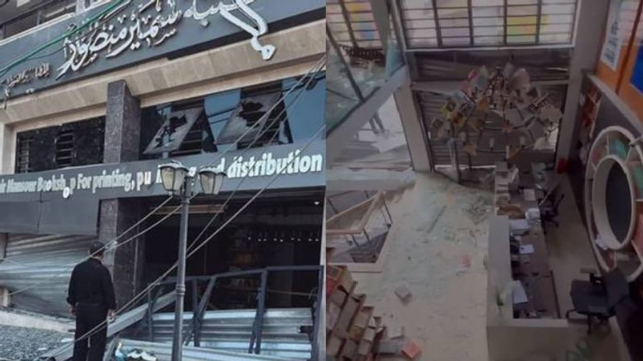 ക്രൗഡ്ഫണ്ടിലൂടെ പുനർജനിച്ച ഗാസയിലെ ആ പുസ്തകശാല വീണ്ടും തകർത്ത് ഇസ്രയേൽ ക്രൗഡ്ഫണ്ടിലൂടെ പുനർജനിച്ച ഗാസയിലെ ആ പുസ്തകശാല വീണ്ടും തകർത്ത് ഇസ്രയേൽ