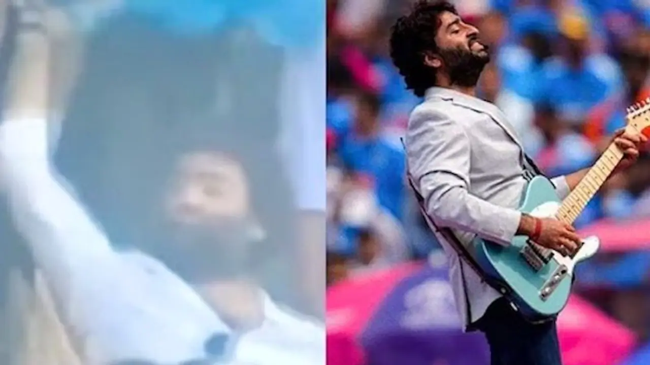 India Vs Pakistan 2023: Arijit Singh rejoices Babar Azam's wicket in iconic style WATCH India Vs Pakistan 2023: Arijit Singh rejoices Babar Azam's wicket in iconic style WATCH